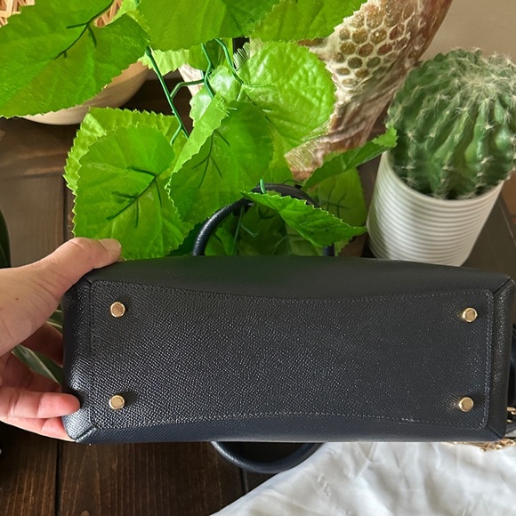 Coach Mini Lillie Carryall Satchel Navy and Wallet Set - Picture 10 of 16